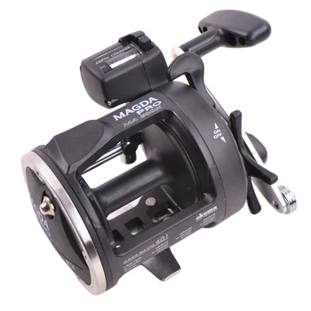 Okuma MAGDA Ma-30dx fishing reel Boat fishing Reel with counter Bait casting Right hand reel Sea Fishing trackle
Okuma MAGDA Ma-30dx fishing reel Boat fishing Reel with counter Bait casting Right hand reel Sea Fishing trackle