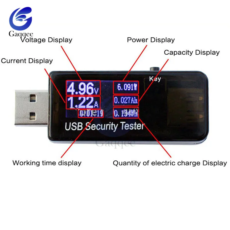 USB Current Voltage Capacity Power Detection Test Meter Instrument Mobile Phone Charger Power Safety Monitor Voltmeter Ammeter
USB Current Voltage Capacity Power Detection Test Meter Instrument Mobile Phone Charger Power Safety Monitor Voltmeter Ammeter