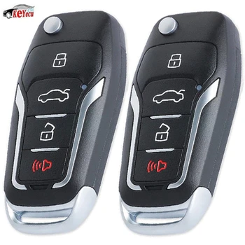 KEYECU 2 Pcs Upgrade Flip Remote Car Key Fob 315MHz 4D63(80bit) Chip for Ford C-Max Escape Focus FCC ID: OUCD6000022 HU101 Blade
KEYECU 2 Pcs Upgrade Flip Remote Car Key Fob 315MHz 4D63(80bit) Chip for Ford C-Max Escape Focus FCC ID: OUCD6000022 HU101 Blade