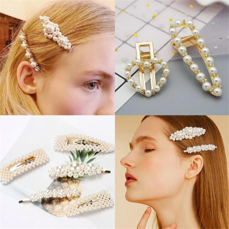 Women Female Fashion Full Pearls Geometric Alloy Barrettes Stick Hair Clips Hair Accessories Minimalist Chic Hairpins Headwear
Women Female Fashion Full Pearls Geometric Alloy Barrettes Stick Hair Clips Hair Accessories Minimalist Chic Hairpins Headwear