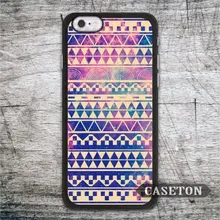 Vintage Violet Aztec Case For iPhone 7 6 6s Plus 5 5s SE 5c 4 4s and For iPod 5 Abstract Nebula Purple Ultra Cover Drop Shipping