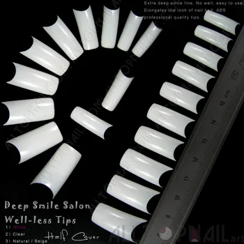 Deep Smile White Salon Well Less Nail Tips ABS professional Quality Half Cover French Nail Tips False Acrylic U Nail Art Tips
Deep Smile White Salon Well Less Nail Tips ABS professional Quality Half Cover French Nail Tips False Acrylic U Nail Art Tips