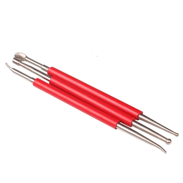 3PCS/Set Stainless Steel Wax Clay Sculpting Tools Set Pottery Carving Making Polymer Clay Craft Tool
3PCS/Set Stainless Steel Wax Clay Sculpting Tools Set Pottery Carving Making Polymer Clay Craft Tool