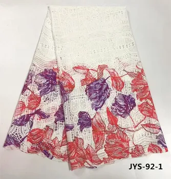 New coming african guipure lace fabric hot selling printed flower pattern deisgn cord lace fabrics for garment JYS-92
New coming african guipure lace fabric hot selling printed flower pattern deisgn cord lace fabrics for garment JYS-92