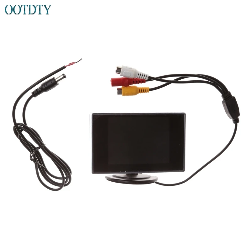 New 3.5" TFT LCD Color Monitor Screen DVD VCD For Car Rear View Backup Camera Nov28
New 3.5" TFT LCD Color Monitor Screen DVD VCD For Car Rear View Backup Camera Nov28