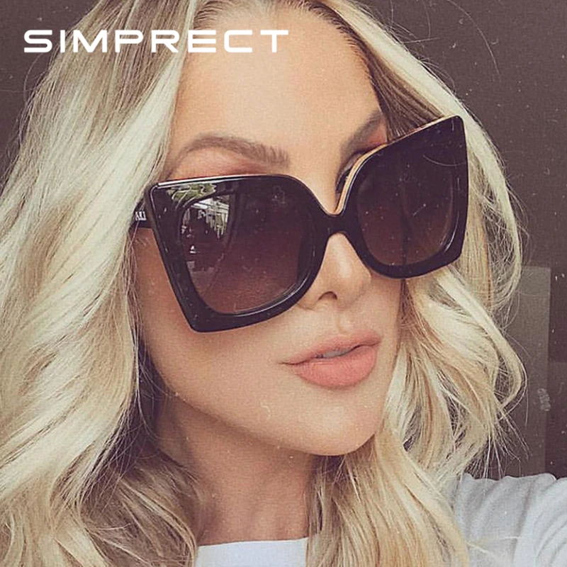 SIMPRECT 2019 Oversized Cat Eye Sunglasses Women Fashion Square Gradient Retro Sun Glasses Vintage Lunette De Soleil Femme UV400
SIMPRECT 2019 Oversized Cat Eye Sunglasses Women Fashion Square Gradient Retro Sun Glasses Vintage Lunette De Soleil Femme UV400