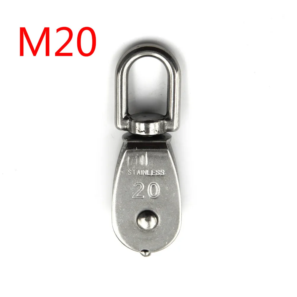 High Quality Steel Wire Pulley Stainless Steel M20 Heavy Duty Steel Single Wheel Swivel Lifting Rope Pulley Block For Wire Rope
High Quality Steel Wire Pulley Stainless Steel M20 Heavy Duty Steel Single Wheel Swivel Lifting Rope Pulley Block For Wire Rope