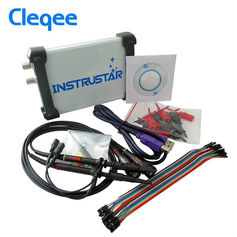 Cleqee Virtual Digital Handheld Oscilloscope can connect Android&PC 2 Channel Bandwidth 20Mhz/50Mhz sampling data 50M/1G
Cleqee Virtual Digital Handheld Oscilloscope can connect Android&PC 2 Channel Bandwidth 20Mhz/50Mhz sampling data 50M/1G