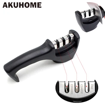 3 In 1 Professional Knife Sharpener Diamond Tungsten Steel Carbide Ceramic Knife Sharpening Kitchen Tools
3 In 1 Professional Knife Sharpener Diamond Tungsten Steel Carbide Ceramic Knife Sharpening Kitchen Tools