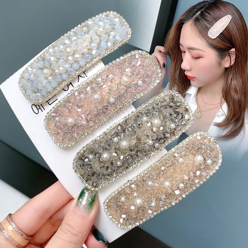 PjNewesting New Girls Women Elegant Pearl Diamond Hair Clips Barrettes Ins Hairpins Headwear Headbands Fashion Hair Accessories
PjNewesting New Girls Women Elegant Pearl Diamond Hair Clips Barrettes Ins Hairpins Headwear Headbands Fashion Hair Accessories