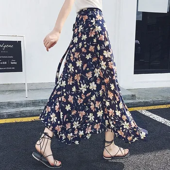 Womens Boho Asymmetrical Chiffon Skirt Bohemian High Waist Floral Print Summer Skirts Maxi Long Skirts For Women
Womens Boho Asymmetrical Chiffon Skirt Bohemian High Waist Floral Print Summer Skirts Maxi Long Skirts For Women