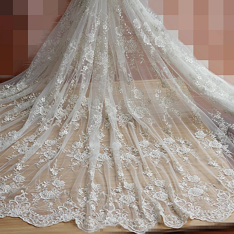 Mlaey Ivory Alencon african lace fabric 2018 high quality lace french mesh fabric beaded stones lace trim 53 Inches Wide 1 Yard
Mlaey Ivory Alencon african lace fabric 2018 high quality lace french mesh fabric beaded stones lace trim 53 Inches Wide 1 Yard