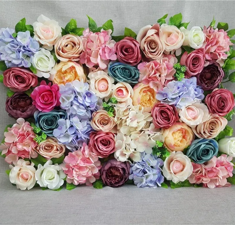 60X40CM Wedding Flower Backdrop Artificial Silk Rose Peony Hydrangea Flowers Wall Road Leading Flowers Event Party Supplies
60X40CM Wedding Flower Backdrop Artificial Silk Rose Peony Hydrangea Flowers Wall Road Leading Flowers Event Party Supplies