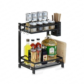 Stainless Steel Kitchen Rack Black Chopsticks Chopping Board Rack Floor Multi-layer Household Condiment Storage Rack
Stainless Steel Kitchen Rack Black Chopsticks Chopping Board Rack Floor Multi-layer Household Condiment Storage Rack