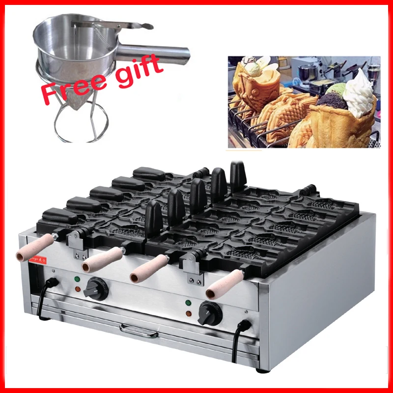 Free shipping Electric 110v 220v 10 Pcs Fish waffle maker Ice cream Taiyaki machine
Free shipping Electric 110v 220v 10 Pcs Fish waffle maker Ice cream Taiyaki machine