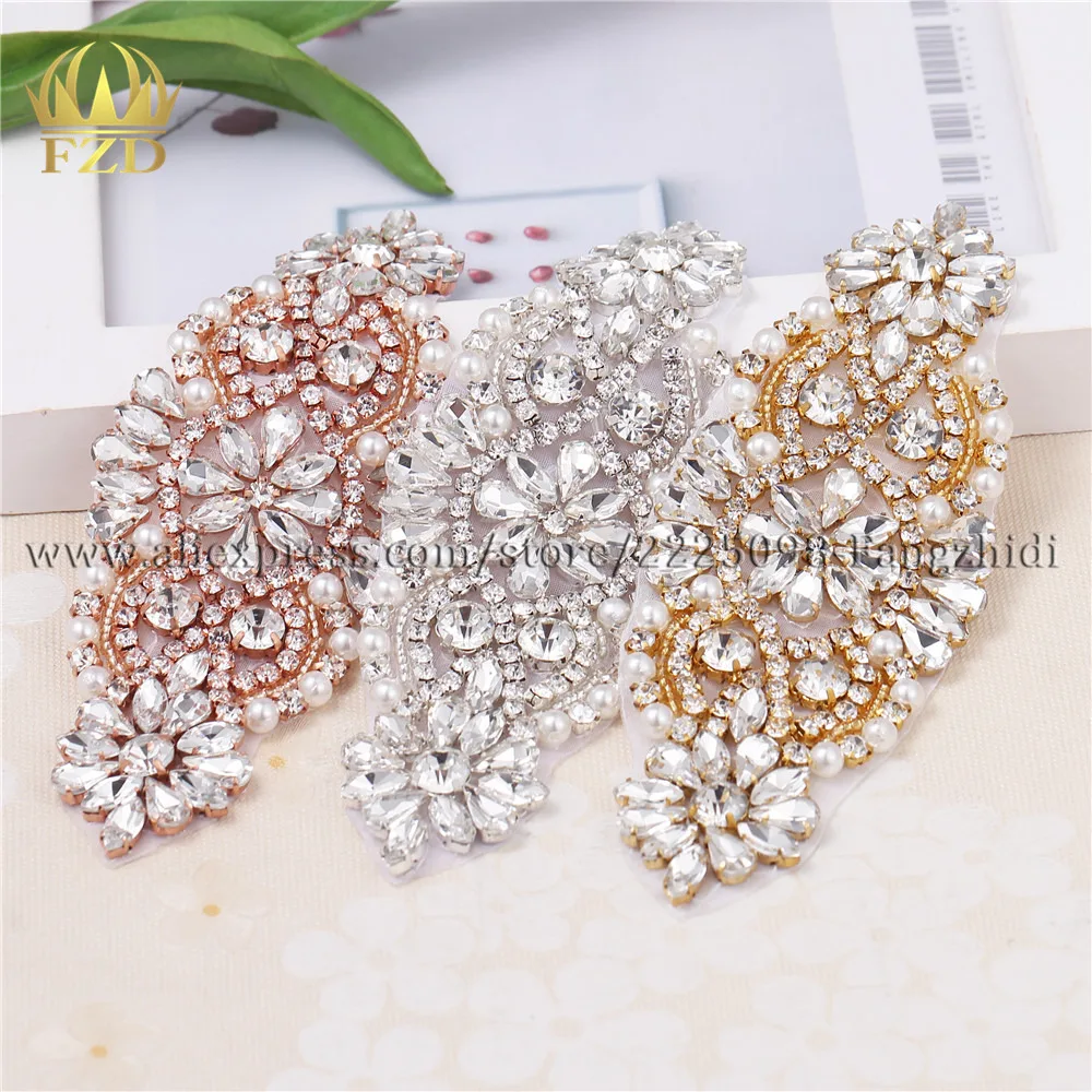 (30pieces) Wholesale Handmade Hot Fix Sewing Beaded Bridal Sash Rhinestone Applique for Garments Wedding Dress
(30pieces) Wholesale Handmade Hot Fix Sewing Beaded Bridal Sash Rhinestone Applique for Garments Wedding Dress