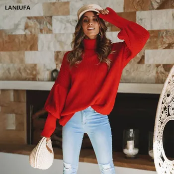 Casual Loose Autumn Winter Turtleneck Sweater Women Oversize Knitted Sweaters Warm Long Sleeve Casual Women Pullover Sweater
Casual Loose Autumn Winter Turtleneck Sweater Women Oversize Knitted Sweaters Warm Long Sleeve Casual Women Pullover Sweater