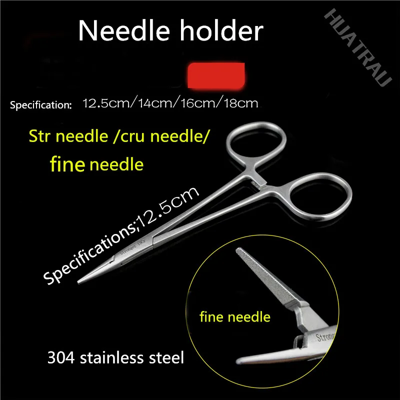 JZ 304 Stainless Steel Medical Surgical instrument Cosmetology Cosmetic Needle Holder suture forcep Clamp Binocular Eyelid tool
JZ 304 Stainless Steel Medical Surgical instrument Cosmetology Cosmetic Needle Holder suture forcep Clamp Binocular Eyelid tool