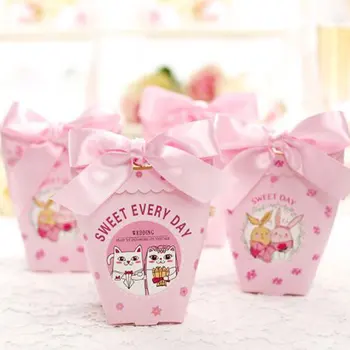 AVEBIEN 50pcs Lovely Cat Rabbit Candy Box Wedding Favors Gift Box Wedding Decoration Craft DIY Chocolate Paper Candy Box Xmas
AVEBIEN 50pcs Lovely Cat Rabbit Candy Box Wedding Favors Gift Box Wedding Decoration Craft DIY Chocolate Paper Candy Box Xmas