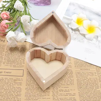 Fashion New Exquisite Practical Ornaments Box Wood Love Heart Shape DIY Mud Base Art Decor Wooden Crafts Gift
Fashion New Exquisite Practical Ornaments Box Wood Love Heart Shape DIY Mud Base Art Decor Wooden Crafts Gift