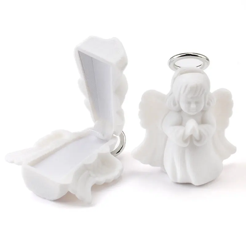 2 pieces lovely Velvet angel gift box white jewelry box wedding ring box Necklace Ring Case Earrings Holder for jewelry display
2 pieces lovely Velvet angel gift box white jewelry box wedding ring box Necklace Ring Case Earrings Holder for jewelry display