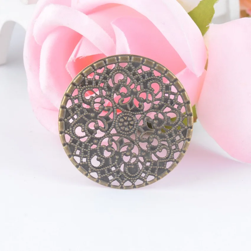 Free shipping 10Pcs Antique Bronze Filigree Round Wraps Connectors Metal Crafts Decoration DIY Findings Connectors 4.1cm F0360
Free shipping 10Pcs Antique Bronze Filigree Round Wraps Connectors Metal Crafts Decoration DIY Findings Connectors 4.1cm F0360