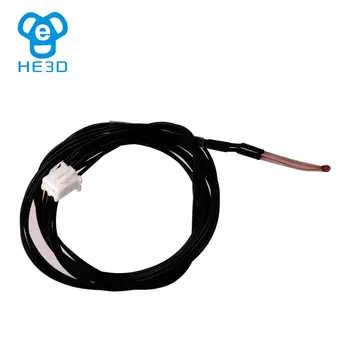 HE3D 100K thermistor cable 1m length single end glass seal NTC 3950 Dupont Head hotend sensor heatbed 3D printer part
HE3D 100K thermistor cable 1m length single end glass seal NTC 3950 Dupont Head hotend sensor heatbed 3D printer part