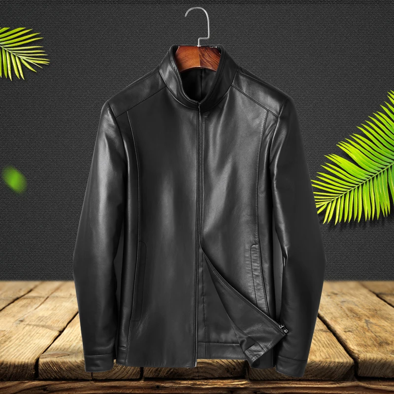 Guaranteed 100% Sheepskin Men Genuine Leather Jackets Winter Autumn Male Pure Leather Coat Jaqueta De Couro Masculina 2019 M-5XL
Guaranteed 100% Sheepskin Men Genuine Leather Jackets Winter Autumn Male Pure Leather Coat Jaqueta De Couro Masculina 2019 M-5XL