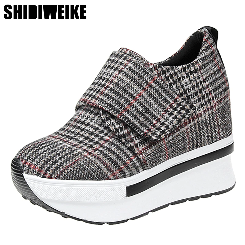 2019 Arrival Spring Women Increased Internal Platform Round Toe Hook & Loop High heel Shoes casual lattice shoes Lady Shoes
2019 Arrival Spring Women Increased Internal Platform Round Toe Hook & Loop High heel Shoes casual lattice shoes Lady Shoes