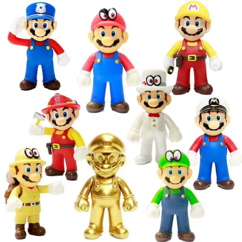 Anime Figures Super Mario Bros Luigi PVC Model Toys For Children Kids Gifts Figurines Collectibles Doll
Anime Figures Super Mario Bros Luigi PVC Model Toys For Children Kids Gifts Figurines Collectibles Doll
