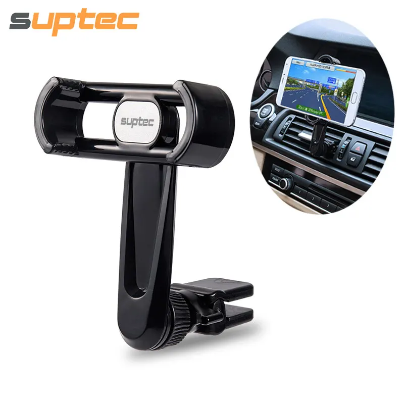 Автомобильный держатель для телефона SUPTEC iPhone X 5 6 6s 7 8 plus Xiaomi Samsung Note крепление на