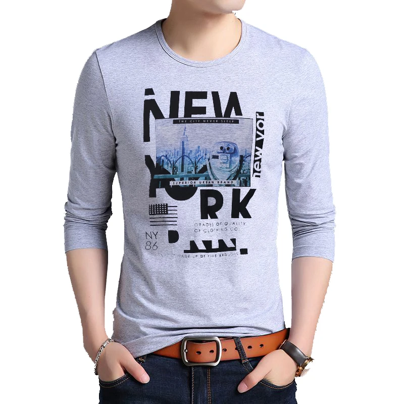 BROWON Men's T-shirt Casual Slim Fit Letter Printing Long Sleeve T Shirt Men Cotton O-neck Tshirt Men Oversize T-shirt
BROWON Men's T-shirt Casual Slim Fit Letter Printing Long Sleeve T Shirt Men Cotton O-neck Tshirt Men Oversize T-shirt