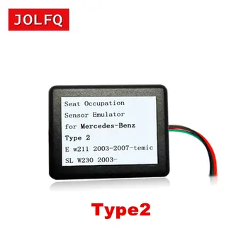JOLFQ Seat Occupancy Occupation Sensor SRS Emulator for Mercedes-Benz Type 2 for E W211 2004-2007-Temic SL W230 2004+ SLK W171
JOLFQ Seat Occupancy Occupation Sensor SRS Emulator for Mercedes-Benz Type 2 for E W211 2004-2007-Temic SL W230 2004+ SLK W171
