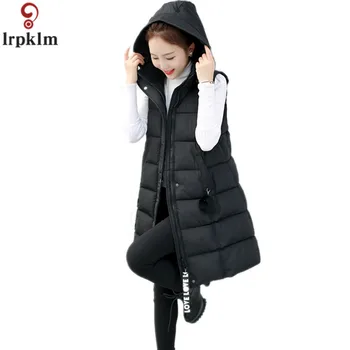 Women Winter Jacket Cotton Vest Sleeveless Coat Women Plus Size 5XL Long Vests Hooded Padded Coats Zipper Women Coat CH654
Women Winter Jacket Cotton Vest Sleeveless Coat Women Plus Size 5XL Long Vests Hooded Padded Coats Zipper Women Coat CH654