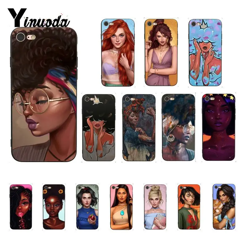 Yinuoda MELANIN POPPIN Black Girl Luxury High-end Protector Phone Case for iPhone 8 7 6 6S Plus X XS MAX 5 5S SE XR Fundas Capa
Yinuoda MELANIN POPPIN Black Girl Luxury High-end Protector Phone Case for iPhone 8 7 6 6S Plus X XS MAX 5 5S SE XR Fundas Capa