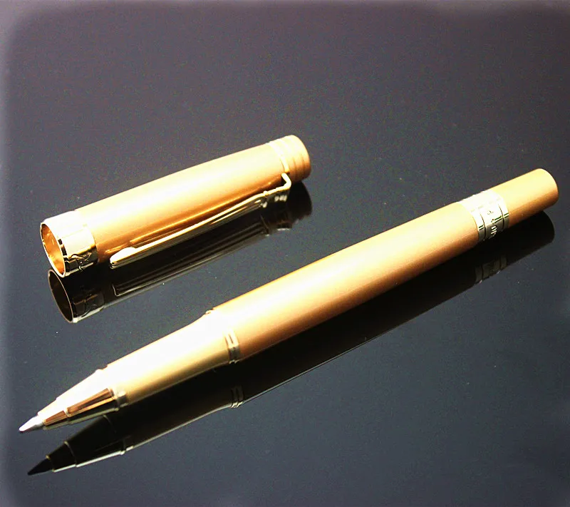 Pimio 917 Luxury Gold Roller Ball Pen with 0.5 mm Black Ink Refill with Original Gift Box Ballpoint Gift Pens
Pimio 917 Luxury Gold Roller Ball Pen with 0.5 mm Black Ink Refill with Original Gift Box Ballpoint Gift Pens
