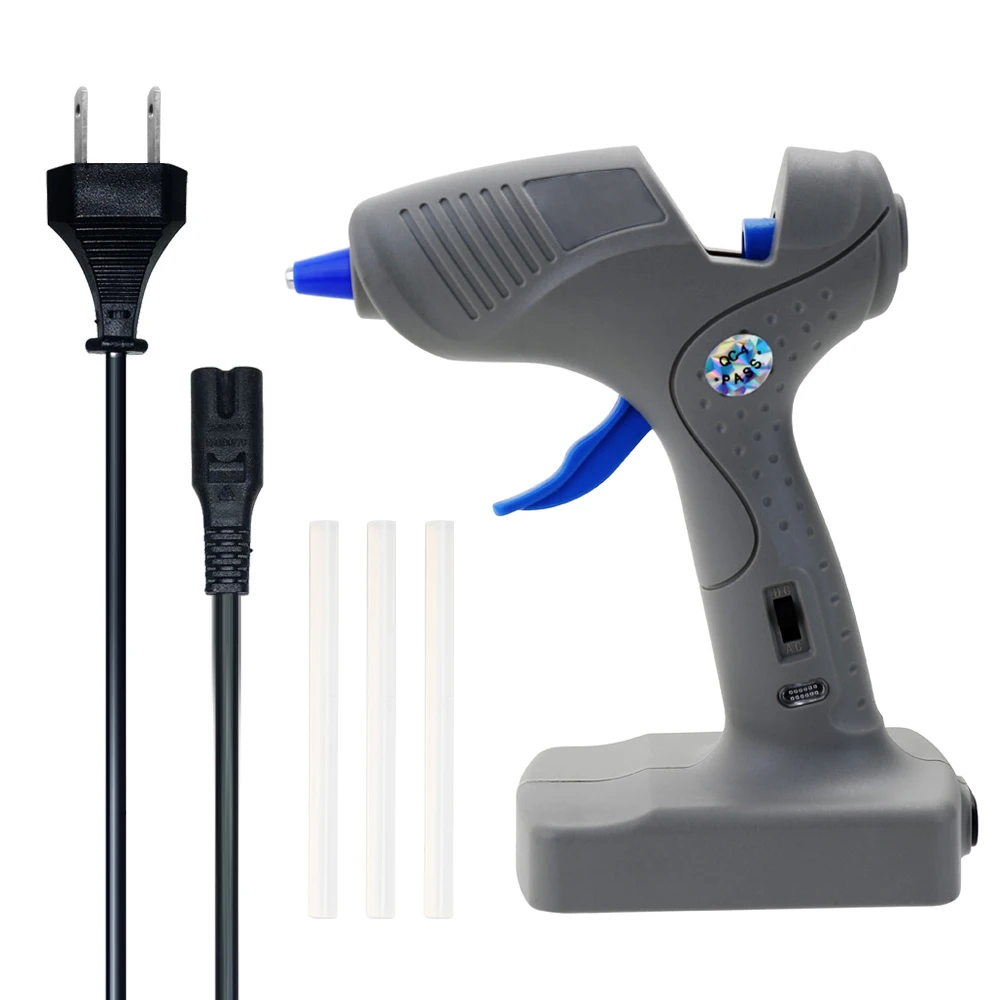 Industrial Wireless Hot Melt Glue Gun Machine DC AC Dual-purpose Separate Plug-in Type Glue Machine with Melting Glue Gun Stick
Industrial Wireless Hot Melt Glue Gun Machine DC AC Dual-purpose Separate Plug-in Type Glue Machine with Melting Glue Gun Stick