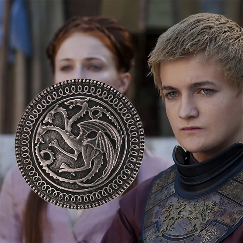 2019 Game of Thrones Badge Brooch Song of Ice and Fire Vintage Targaryen Dragon Pin Brooch Unisex cosplay Props wholesale
2019 Game of Thrones Badge Brooch Song of Ice and Fire Vintage Targaryen Dragon Pin Brooch Unisex cosplay Props wholesale
