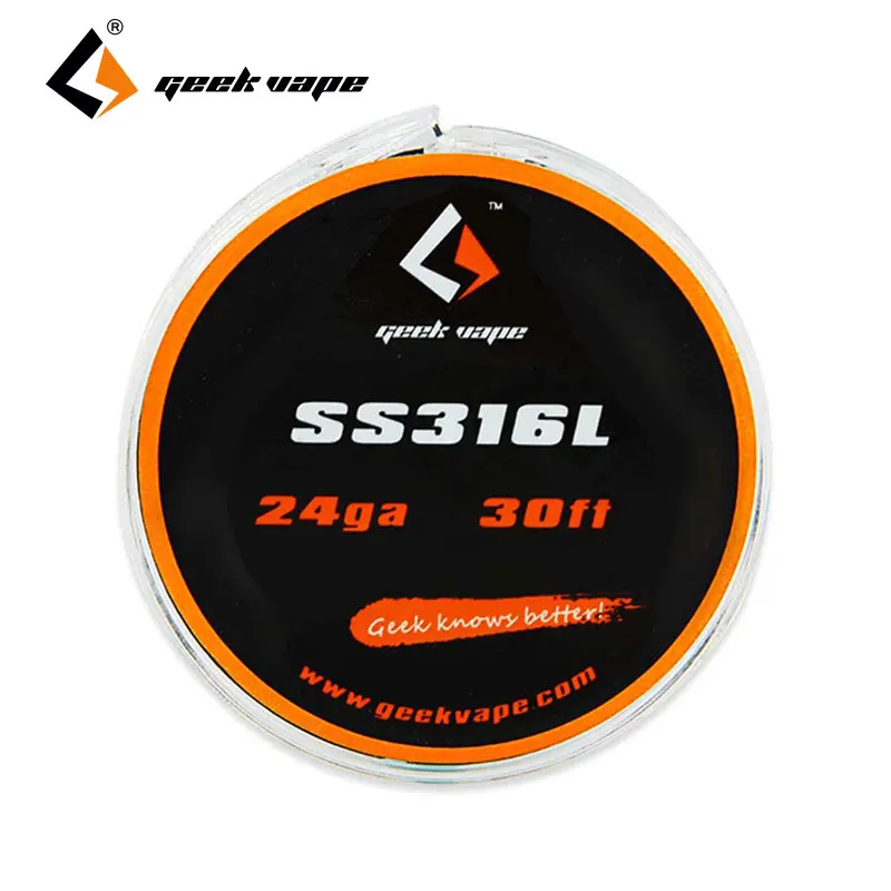 Quality GeekVape Atomizer DIY SS316L Tape Wire 10m 32.8 feet Length Well wrapped DIY Tape Wire
Quality GeekVape Atomizer DIY SS316L Tape Wire 10m 32.8 feet Length Well wrapped DIY Tape Wire