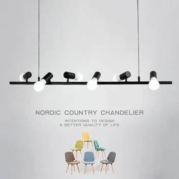 Nordic Pendant Lights Simple Iron Black Pendant LED Modern Hanging Lamps Kitchen Light Fixtures lustre suspension luminaire lamp
Nordic Pendant Lights Simple Iron Black Pendant LED Modern Hanging Lamps Kitchen Light Fixtures lustre suspension luminaire lamp