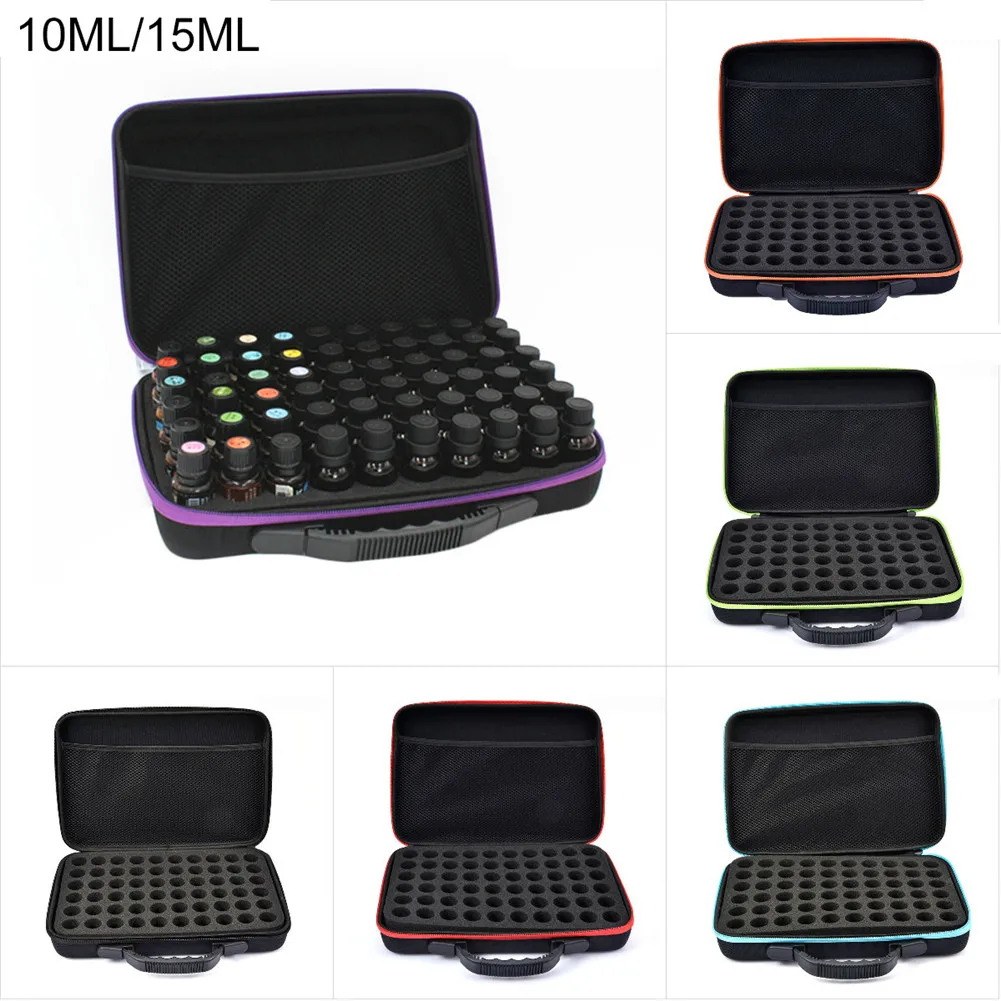 60 Bottles Essential Oil Case 10ML 15ML Perfume Oil Essential Oil Box Travel Portable Carrying Holder Nail Polish Storage Bag
60 Bottles Essential Oil Case 10ML 15ML Perfume Oil Essential Oil Box Travel Portable Carrying Holder Nail Polish Storage Bag