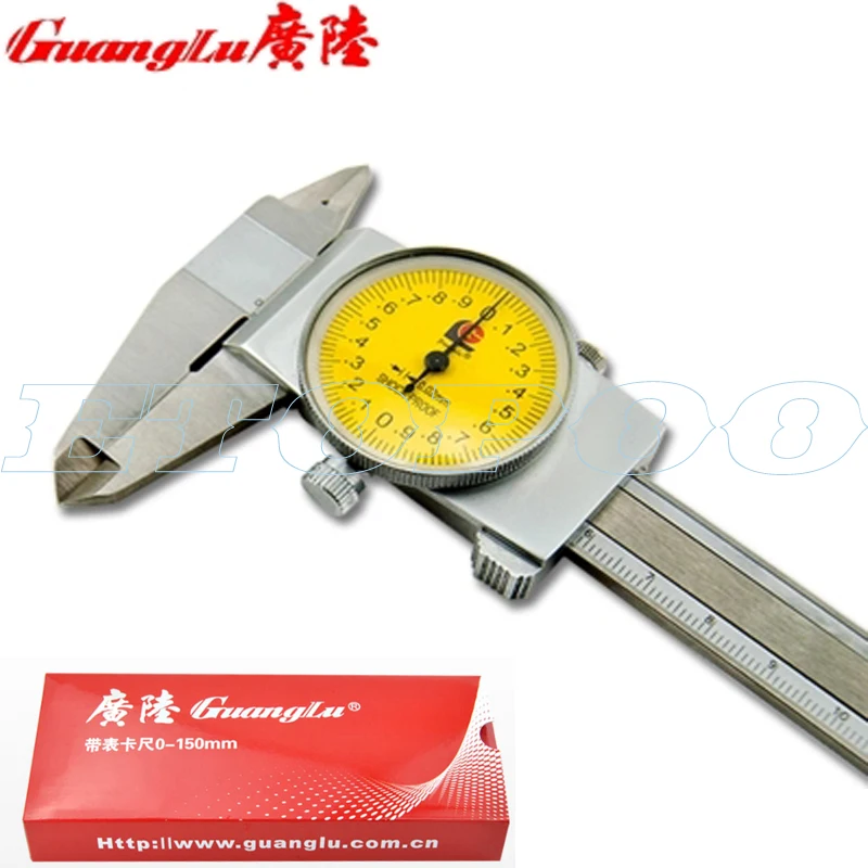 Guanglu высокоточные Штангенциркули 0 01 мм 02 из нержавеющей стали Paquimetro