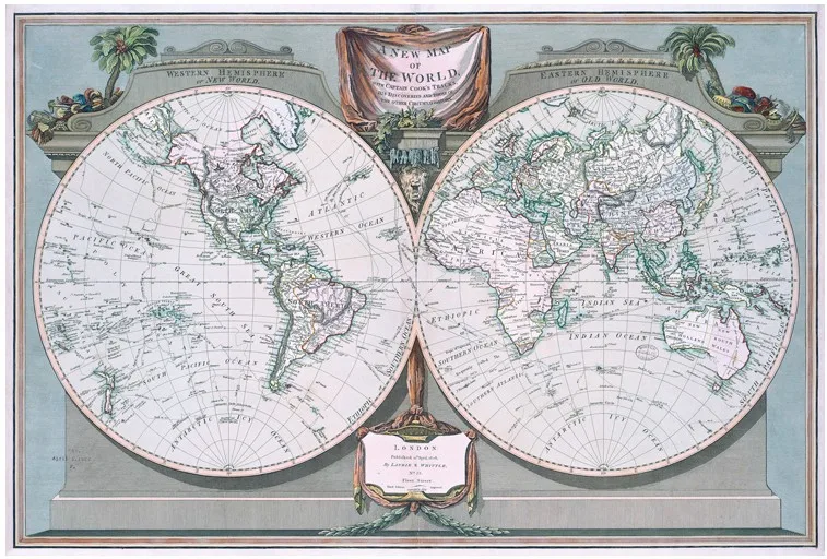 Captain Cook's World Map of 1794, Home/Office Decoration Canvas Sailing Map, Frameless Wall Hanging Decorative Paintings
Captain Cook's World Map of 1794, Home/Office Decoration Canvas Sailing Map, Frameless Wall Hanging Decorative Paintings