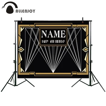 Allenjoy great gatsby birthday backdrop party decorations golden banner photo studio background newborn baby shower photocall
Allenjoy great gatsby birthday backdrop party decorations golden banner photo studio background newborn baby shower photocall