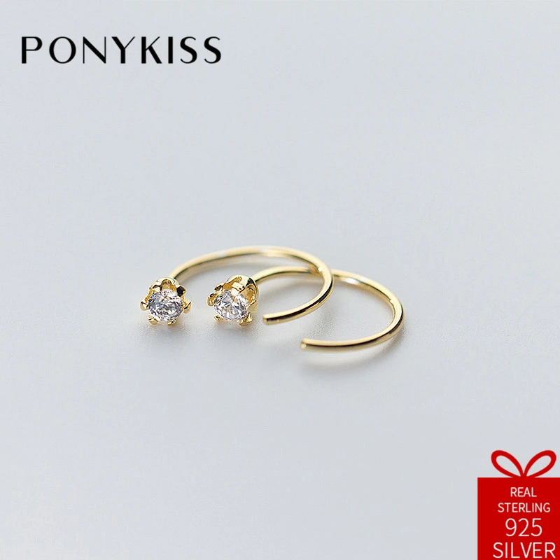 PONYKISS Romantic S925 Sterling Silver Chic Sweet Zircon Flower Hoop Earrings Women Anniversary Jewelry Valentines Day Gift
PONYKISS Romantic S925 Sterling Silver Chic Sweet Zircon Flower Hoop Earrings Women Anniversary Jewelry Valentines Day Gift