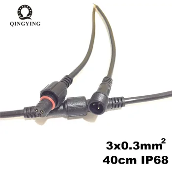 5 Pairs Black Waterproof Connector 3Pin 40cm total With Wire Cable Female And Male Plug Adapter For Lightiing
5 Pairs Black Waterproof Connector 3Pin 40cm total With Wire Cable Female And Male Plug Adapter For Lightiing