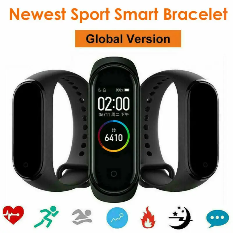 2019 Newest English Version Original Bluetooth Smart Bracelet For Mi Band 4 Fitness Trackers Smart Waterproof Sports Wristbands
2019 Newest English Version Original Bluetooth Smart Bracelet For Mi Band 4 Fitness Trackers Smart Waterproof Sports Wristbands