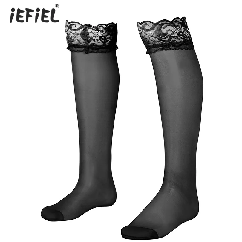 Mens Erotic Sheer Sissy Stockings Underwear Lingerie Sexy Clubwear Comfortable Thigh-high Stockings Sheer Mesh Lace Long Socks
Mens Erotic Sheer Sissy Stockings Underwear Lingerie Sexy Clubwear Comfortable Thigh-high Stockings Sheer Mesh Lace Long Socks