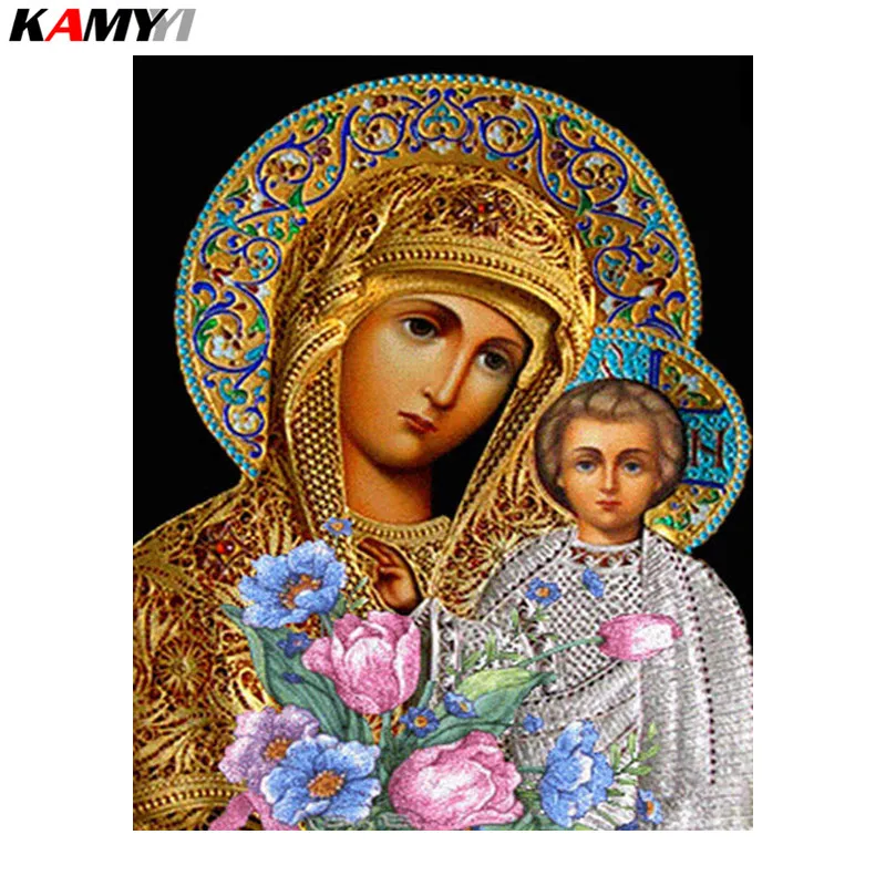 5D DIY Diamond Painting Cross stitch icons square Diamond Embroidery Painting Religious of the Virgin Home Decoration Series
5D DIY Diamond Painting Cross stitch icons square Diamond Embroidery Painting Religious of the Virgin Home Decoration Series