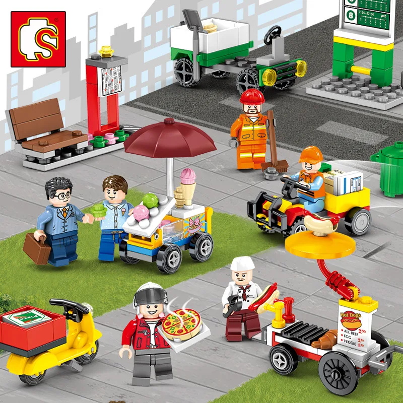 Senbao building blocks children's puzzle scene street view compatible with legoing bricks small particles spelling toys
Senbao building blocks children's puzzle scene street view compatible with legoing bricks small particles spelling toys